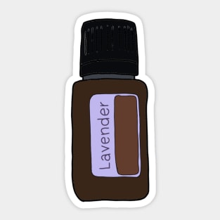 Lavender essentials oil Sticker